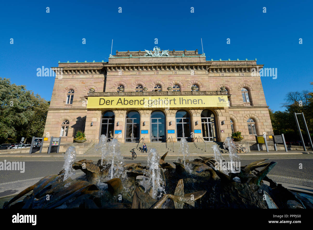 Staatstheater, suis Theatre, Braunschweig, Allemagne, Deutschland Banque D'Images