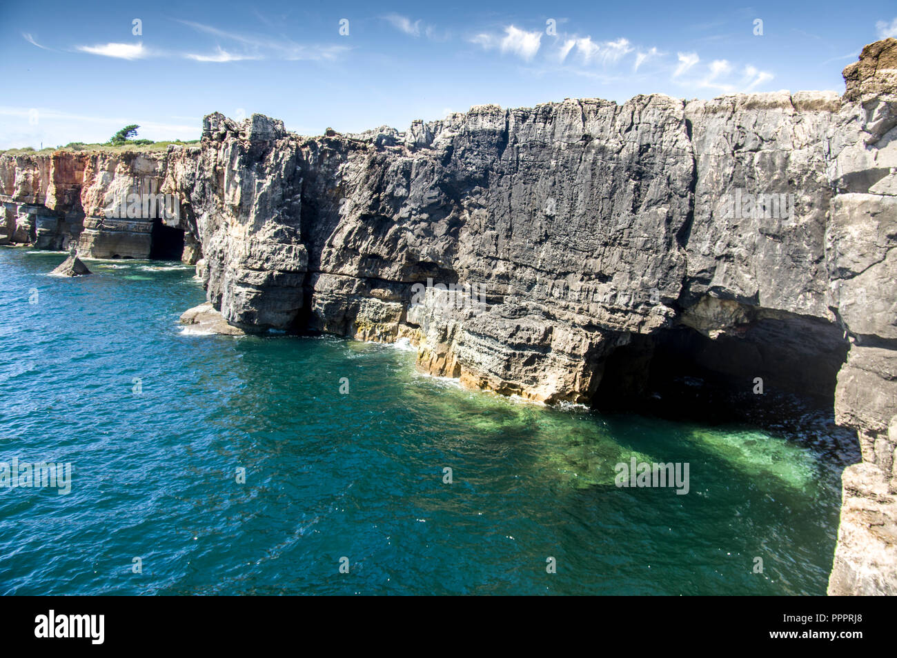 Boca do Inferno sur les falaises de Cascais, Portugal, Europe Banque D'Images