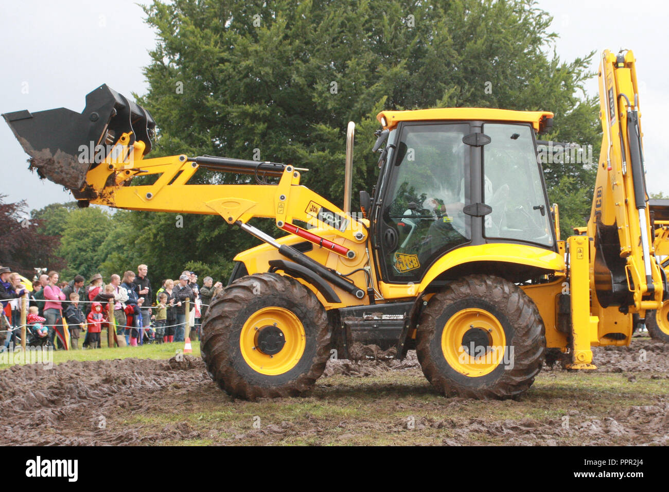 Jcb tractor digger Banque de photographies et d’images à haute