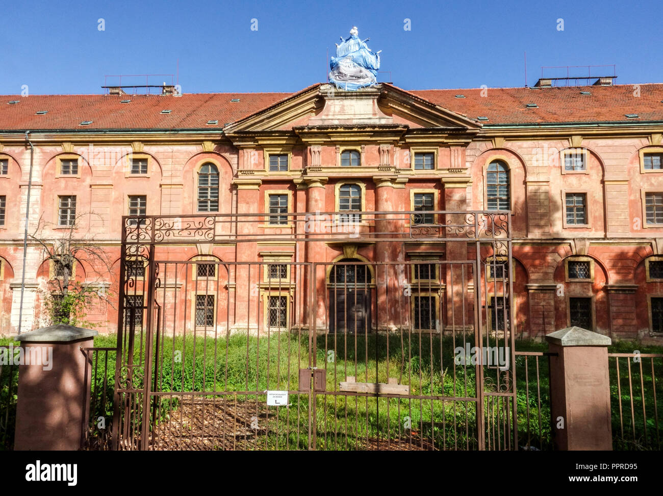Bâtiment Invalidovna, Karlin Prague, République Tchèque Banque D'Images