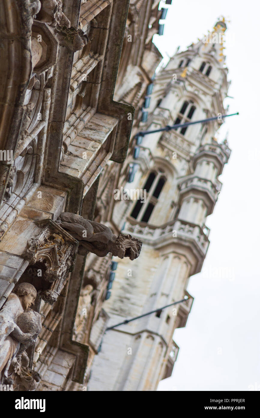 La Grand Place, la place centrale de Bruxelles, Belgique. Banque D'Images