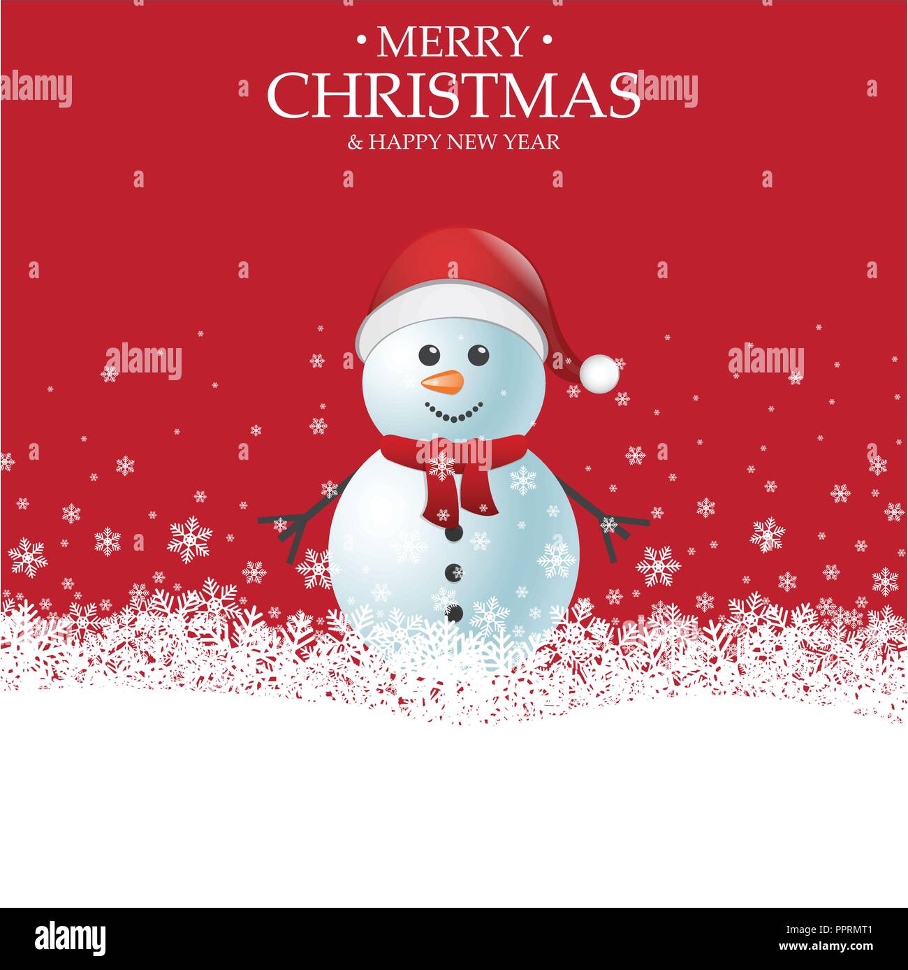 Carte De Voeux De Nouvel An Concept De Nouvel An Bonshommes De Neige