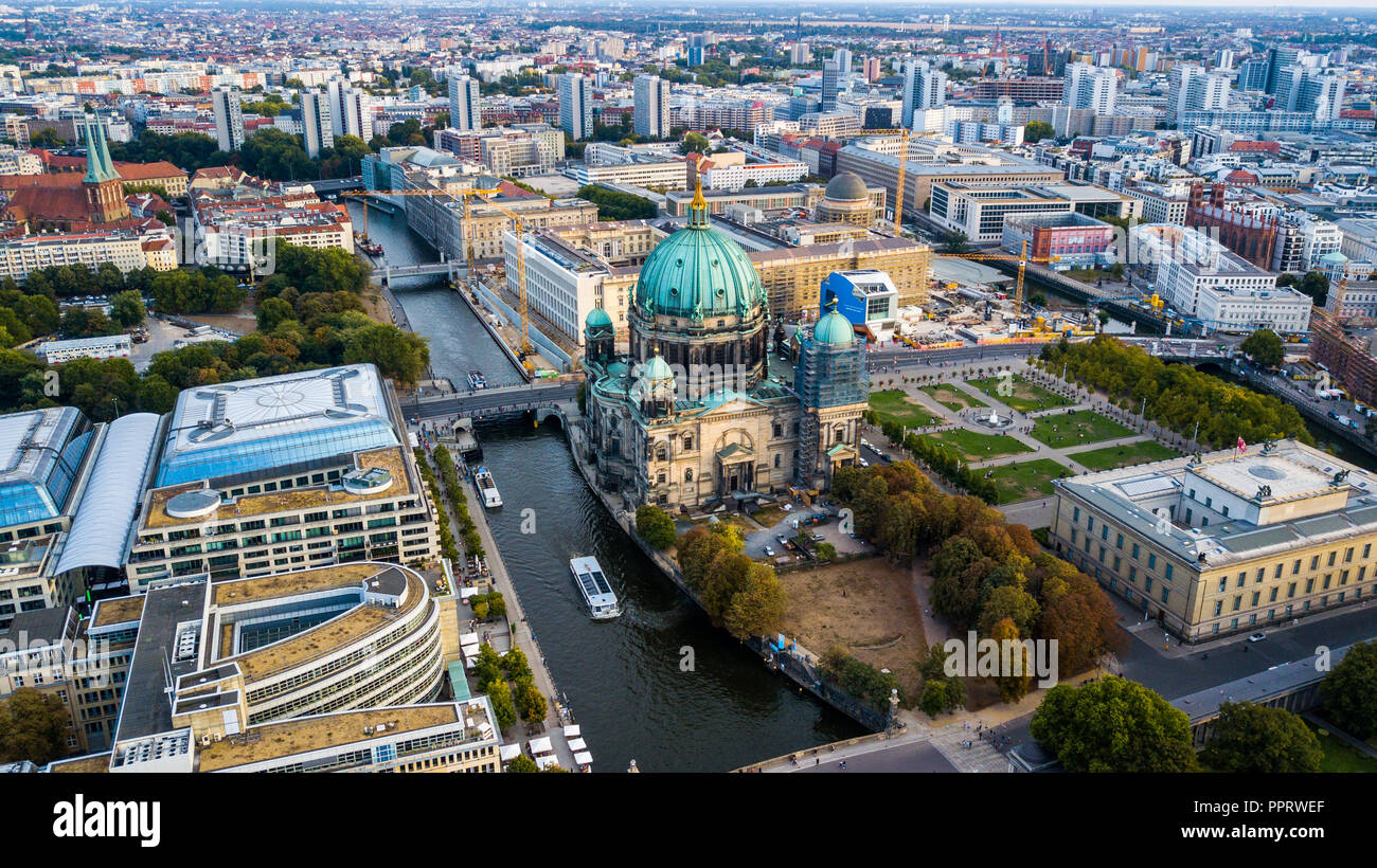 L'église cathédrale de Berlin, ou Berliner Dom, Berlin, Allemagne, Banque D'Images