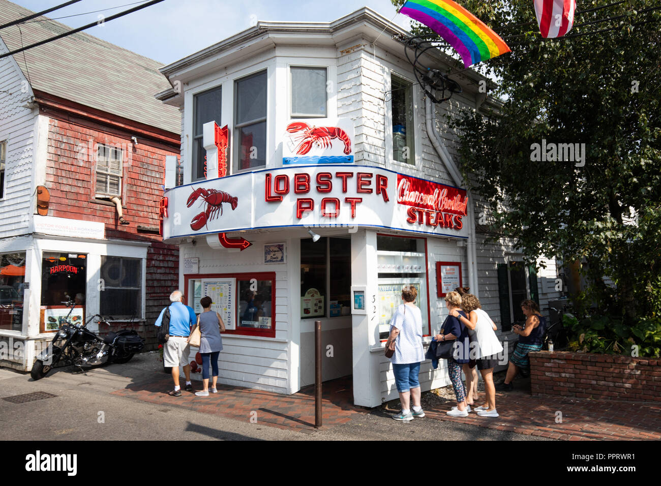 Lobster Pot restaurant, Provincetown, MA, États-Unis Banque D'Images
