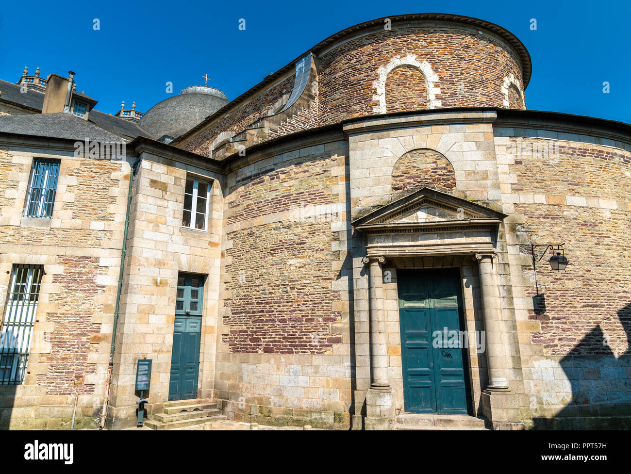 Basilique Saint Sauveur à Rennes, France Banque D'Images