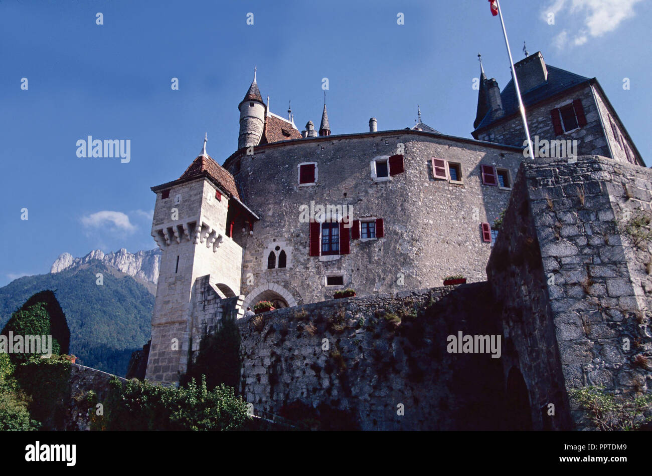 Chateau Menthon,France Banque D'Images