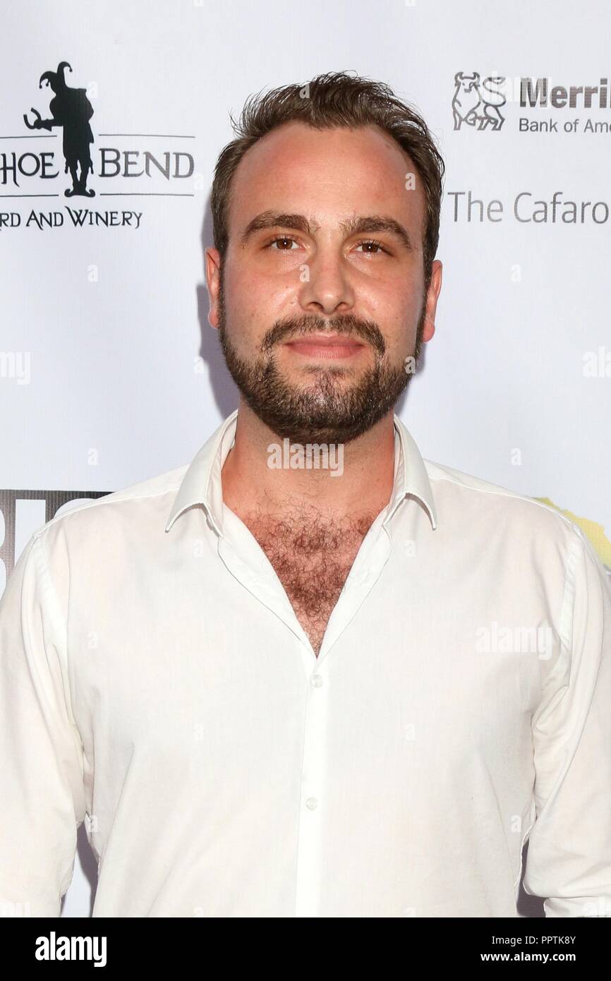 Long Beach, CA. 26 Sep, 2018. Michael Boccalini aux arrivées de CATALINA DU FILM le soir d'ouverture, théâtre d'Art, Long Beach, CA, le 26 septembre 2018. Credit : Priscilla Grant/Everett Collection/Alamy Live News Banque D'Images