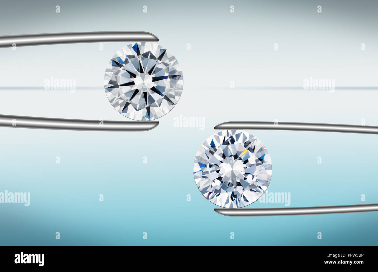 Diamant rond brillant Gemstone Gem avec lancette et flèches Banque D'Images