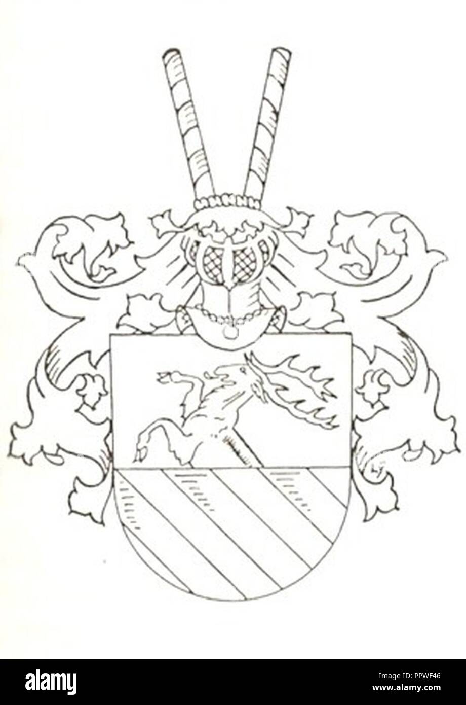 Brandis-Niedersachsen Wappen. Banque D'Images