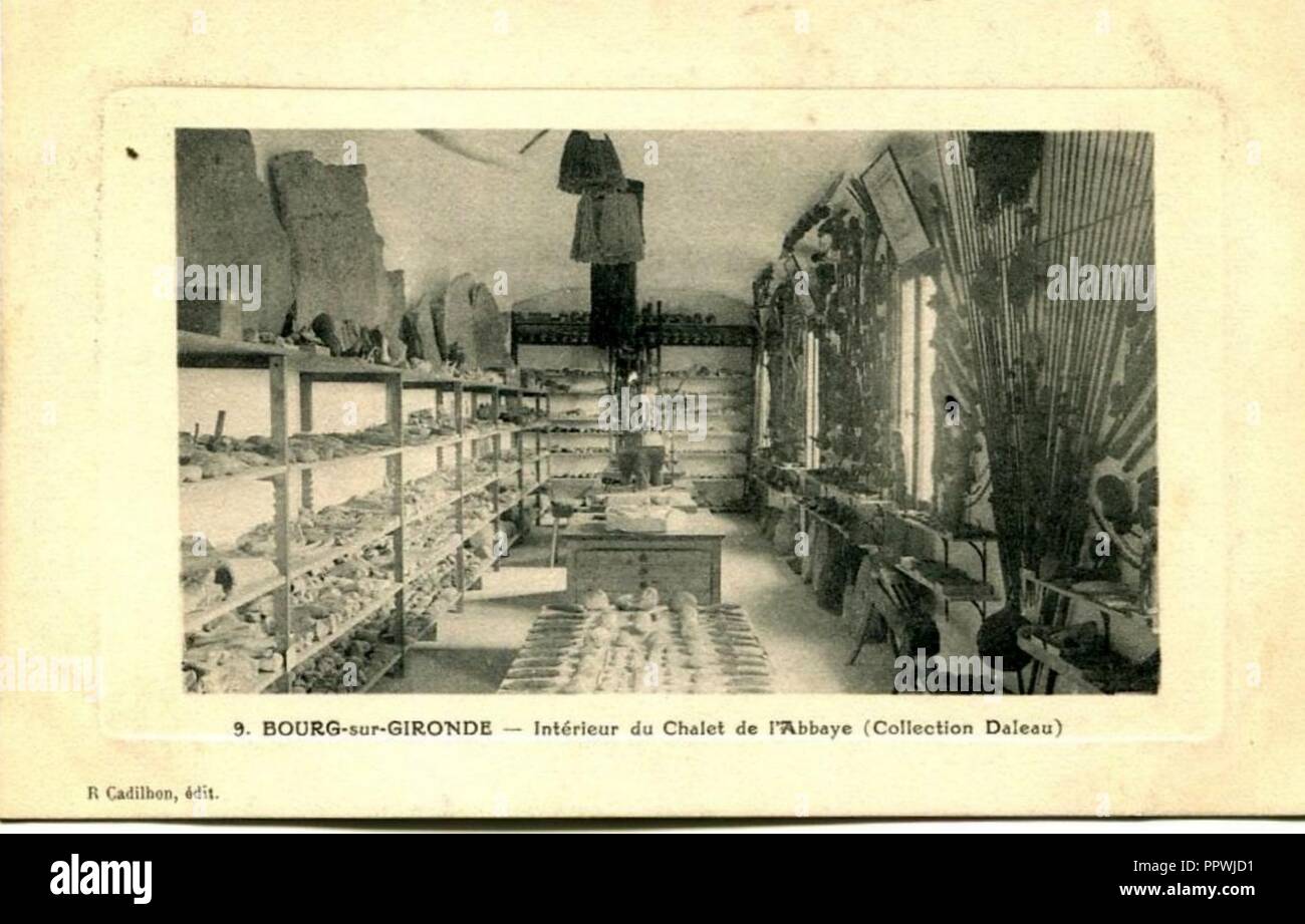 Bourg - ancienne abbaye 4. Banque D'Images