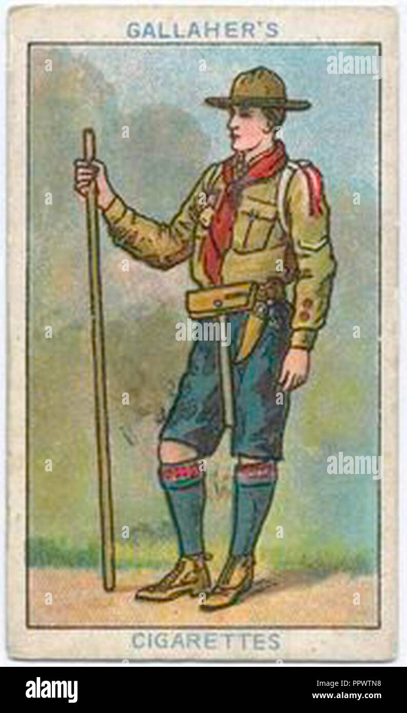 L'image de boy scout Banque D'Images