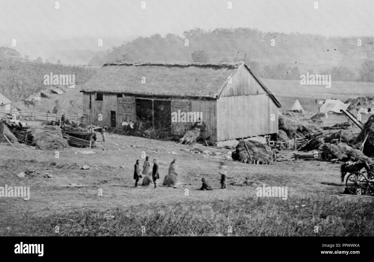 Brady, Mathew B. - Smith's Farm bei Antietam Banque D'Images