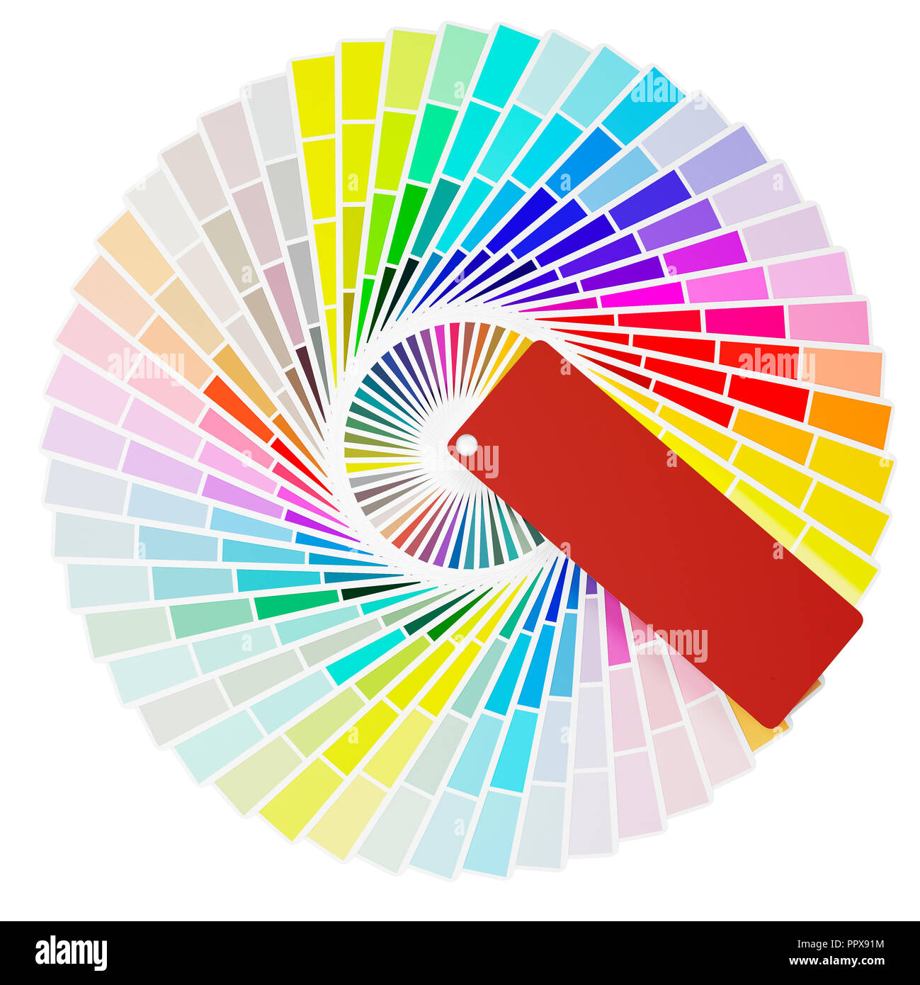 Palette de couleurs 3d guides Pantone Banque D'Images