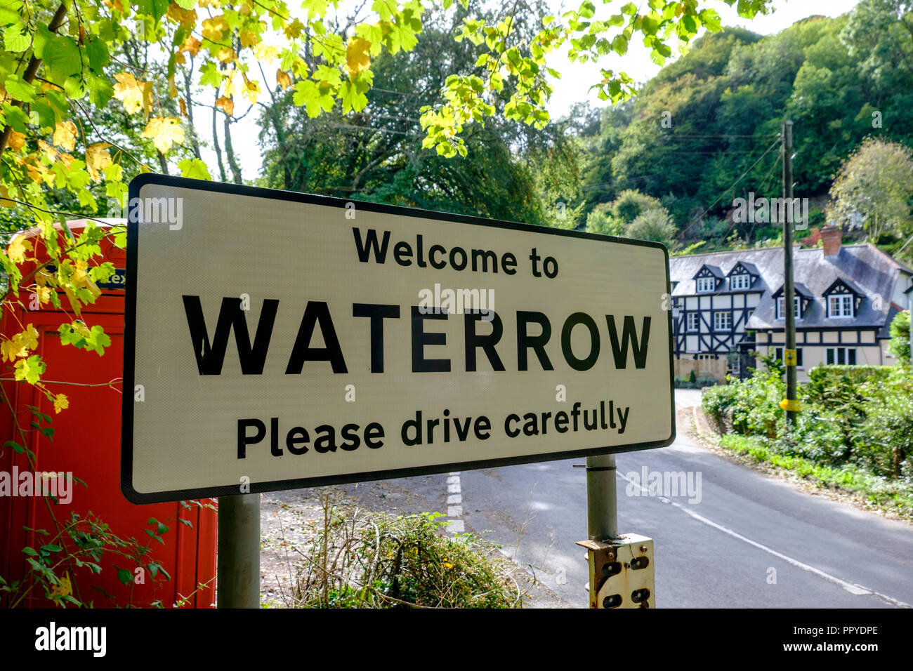 Waterrow un hameau rural dans le Somerset England UK Rock Inn Banque D'Images