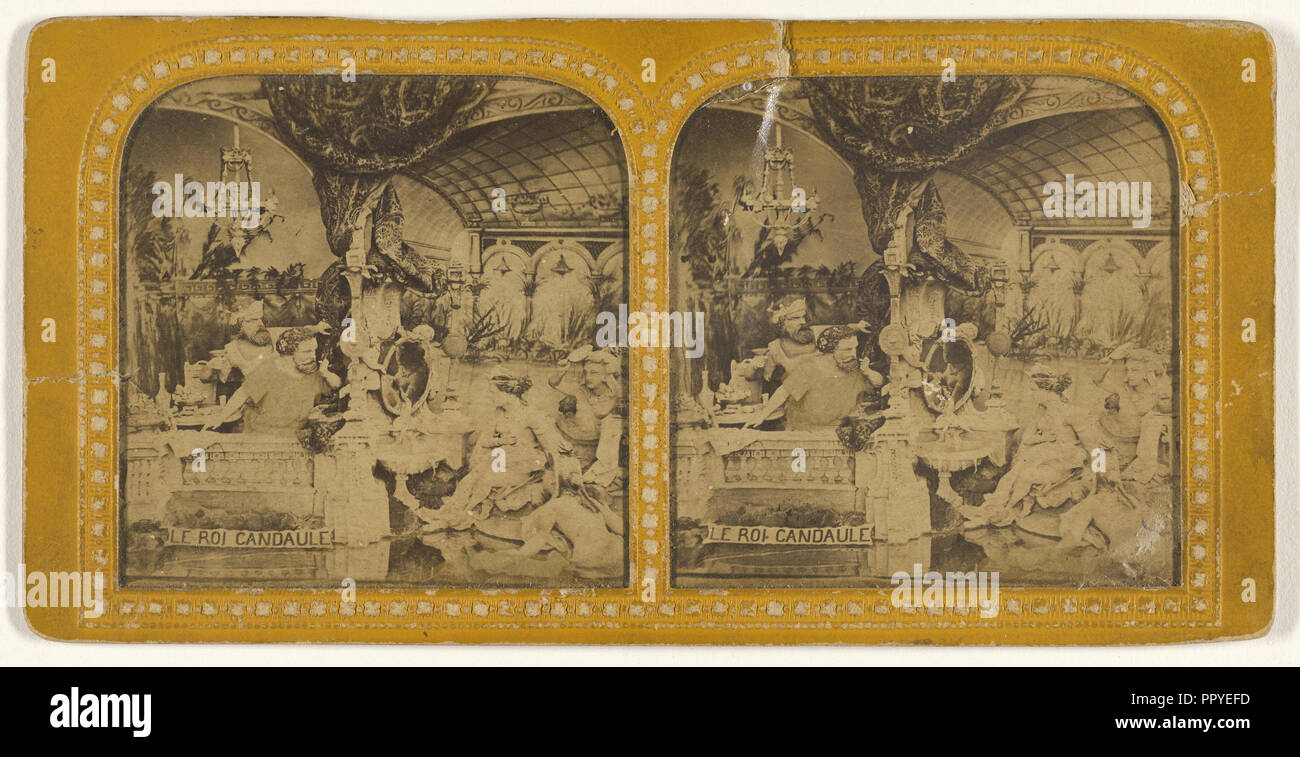 Le Roi Candaule ; français ; 1855 1860 ; à la main, à l'albumine