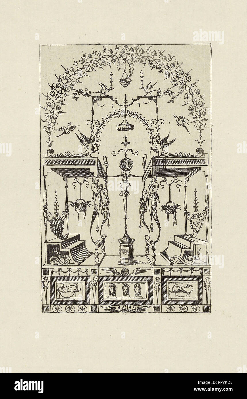 Conception après une antique peinture ; Édouard Baldus, Français, né en Allemagne, 1813 - 1889, Paris, France ; 1866 ; héliogravure Banque D'Images