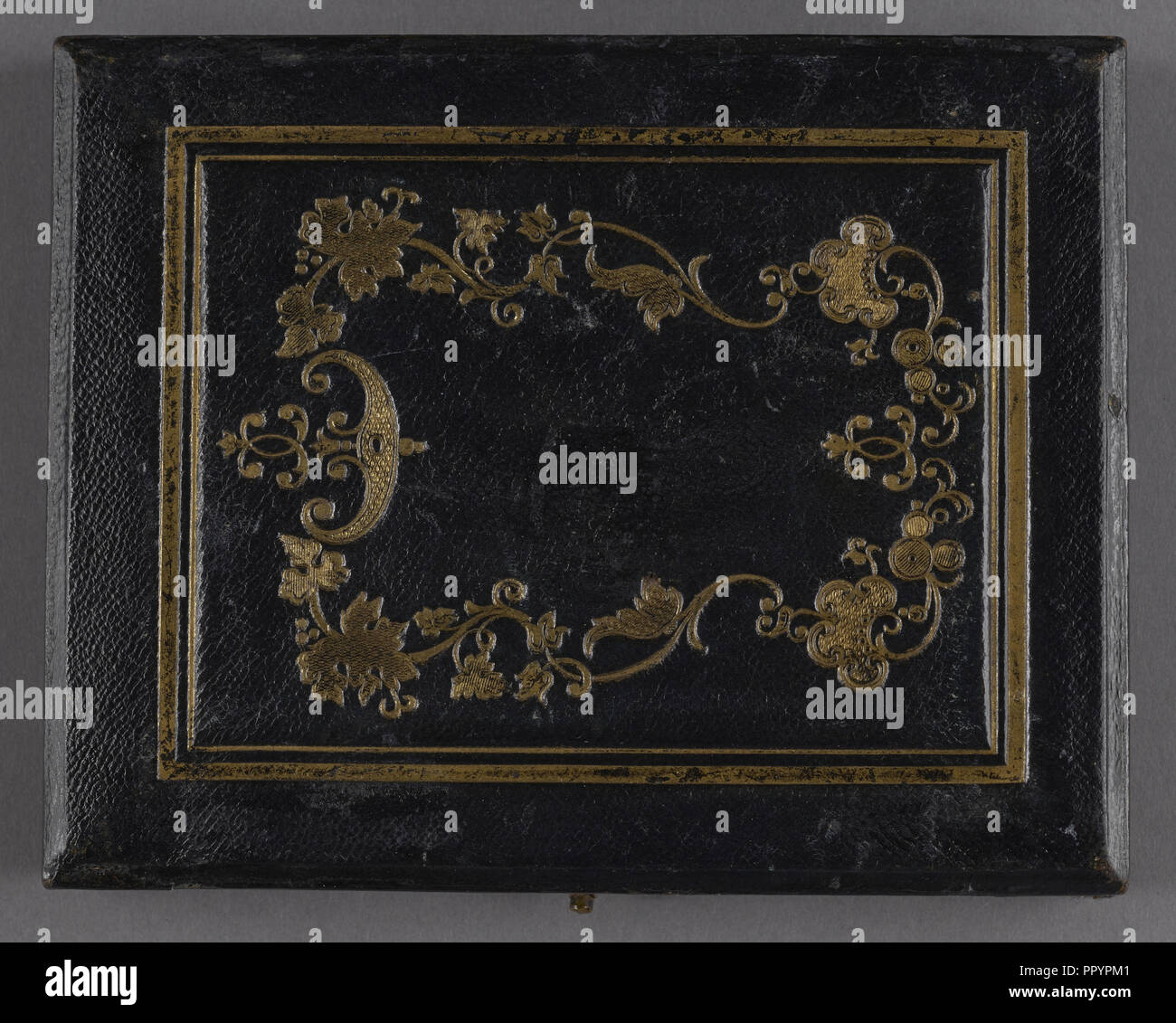 Seth Eastman au rocher de Dighton, Horatio B. King, américain, 1820 - 1889, 7 juillet, 1853 ; Daguerréotype Banque D'Images