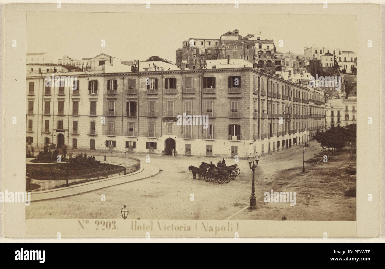 Victoria Hotel, Napoli, Sommer et Behles, Italien, 1867 - 1874, 1865 - 1866 ; à l'albumine argentique Banque D'Images