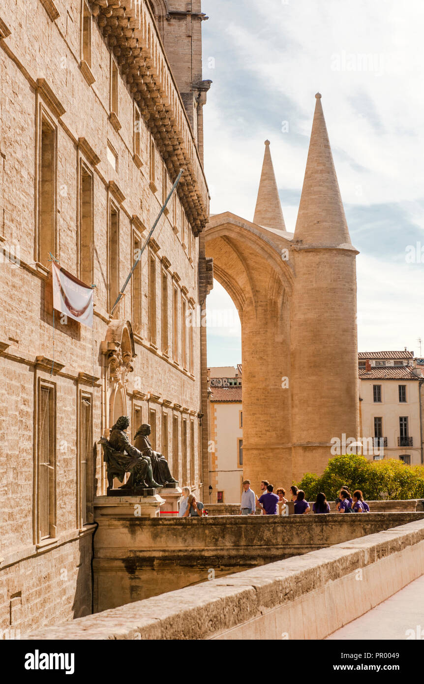 Université de Montpellier, Faculté de médecine, l'école de médecine la plus  ancienne du monde encore en activité.France Photo Stock - Alamy