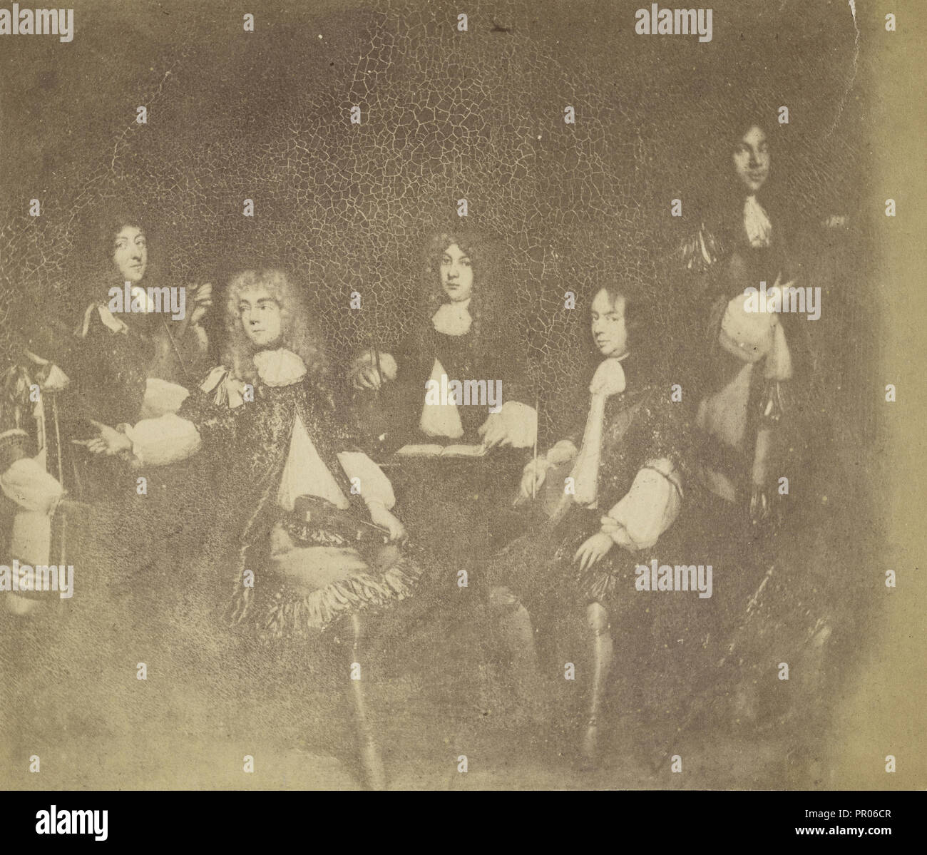 La Cabale par Jean-baptiste médina, vers 1870 - 1890, à l'albumine argentique Banque D'Images