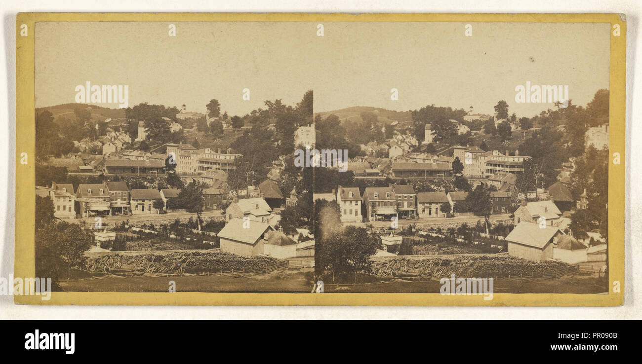Ellicotts Mills, MD ; américain ; vers 1865 ; à l'albumine argentique Banque D'Images
