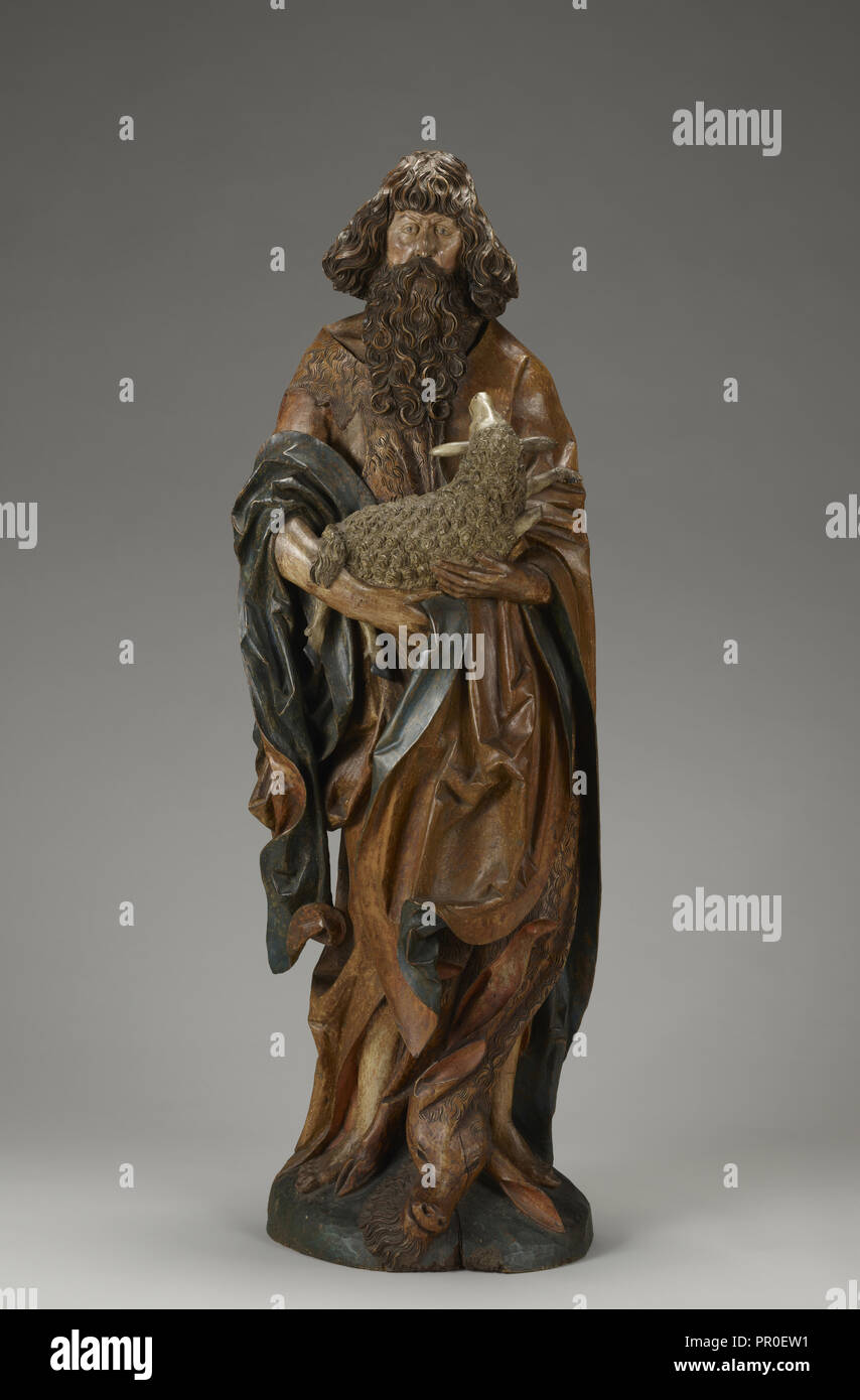 Saint Jean Baptiste ; Maîtrise de la Harburger autel, Allemand, actif vers 1500 - 1515, Allemagne ; environ 1515 ; en partie Banque D'Images