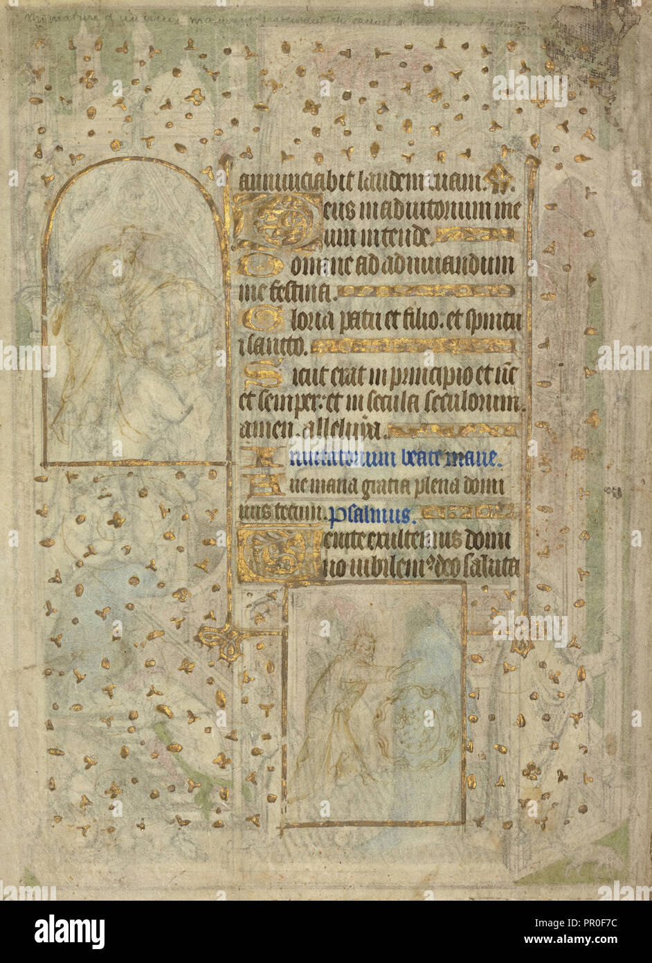Des scènes de la création, attribués à l'entourage immédiat ou Maître Rohan, français, actif sur 1410 - 1440, Paris, France Banque D'Images