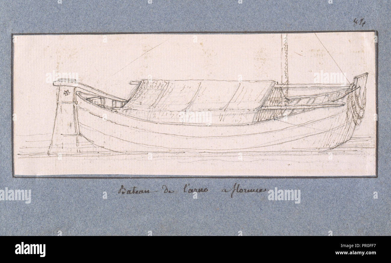 Bateau De Larno Florence Un Dessins Castellan A L