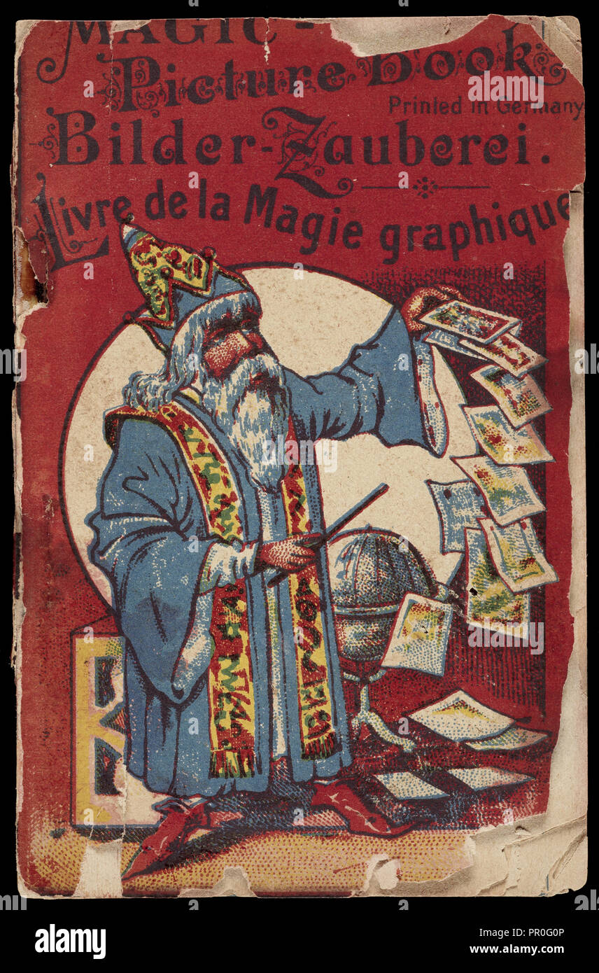 Images anamorphiques et cône réfléchissant spectateur de la collection Magic, Nekes photo book, Imprimer, 1800-1899, imprimé en Banque D'Images