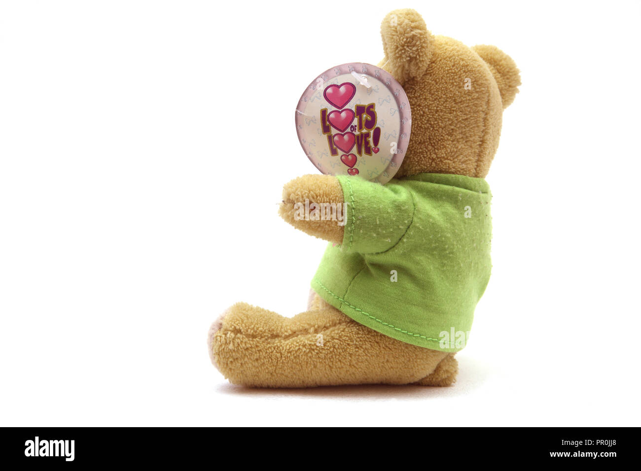Cadeau de la Fête des mères Ours avec Tag on ear Banque D'Images