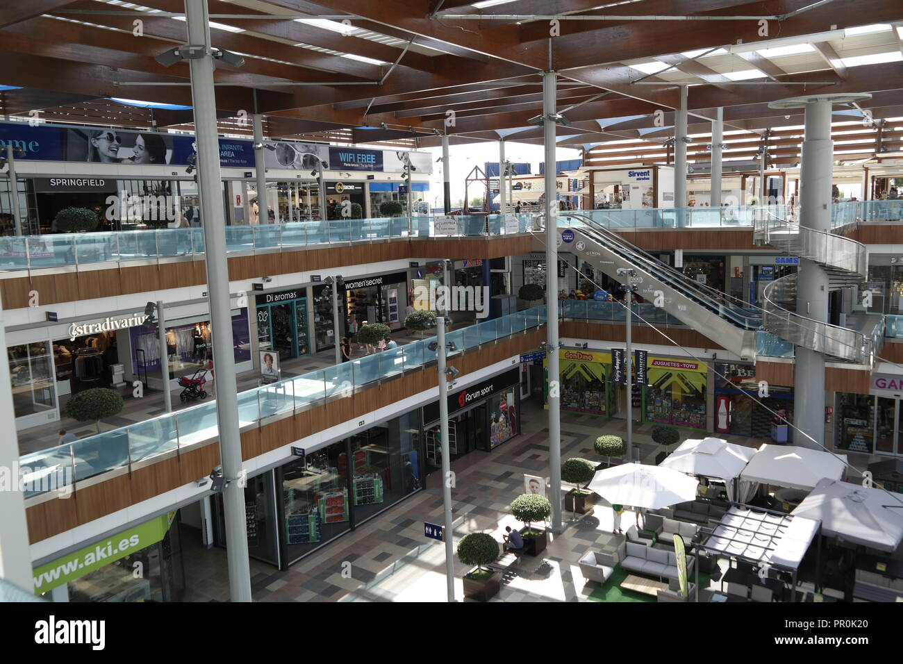 Habeneras Centro Comercial Banque D'Images