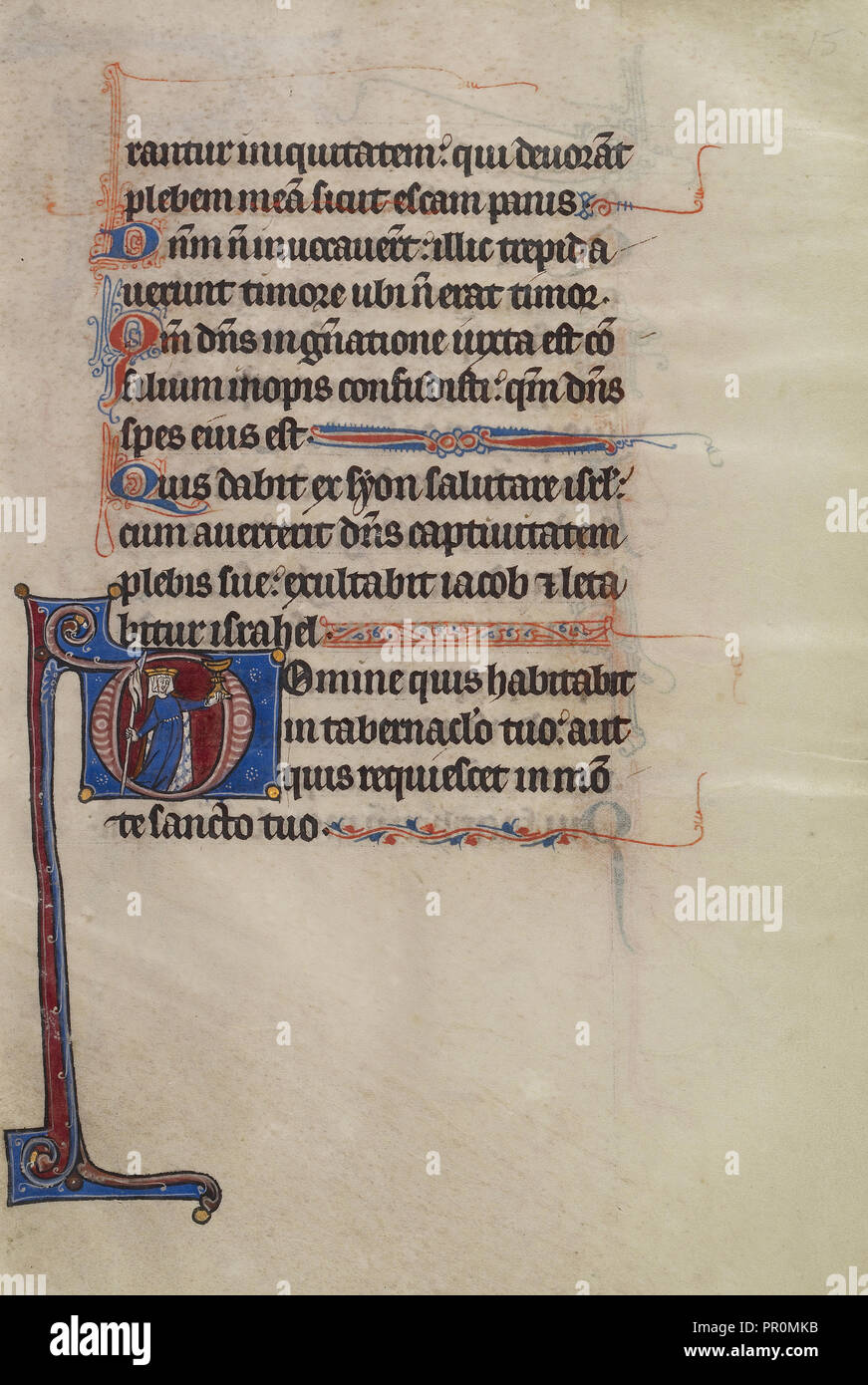 Initial D : Ecclesia tenant une lance et calice ; Master franco-flamande, Bute, actif sur 1260 - 1290, le nord-est Banque D'Images