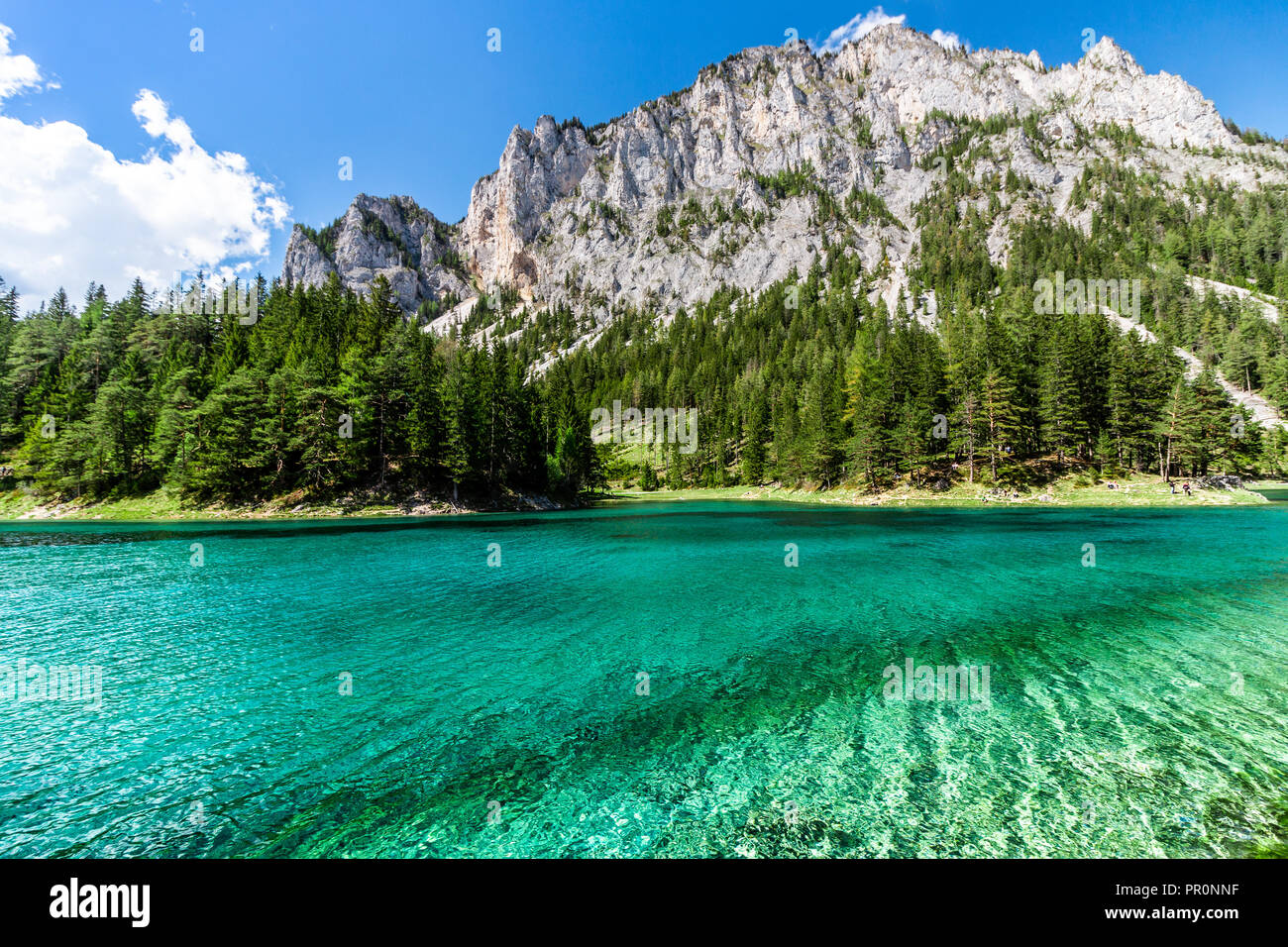 Lac Vert En Styrie Autriche Photo Stock Alamy