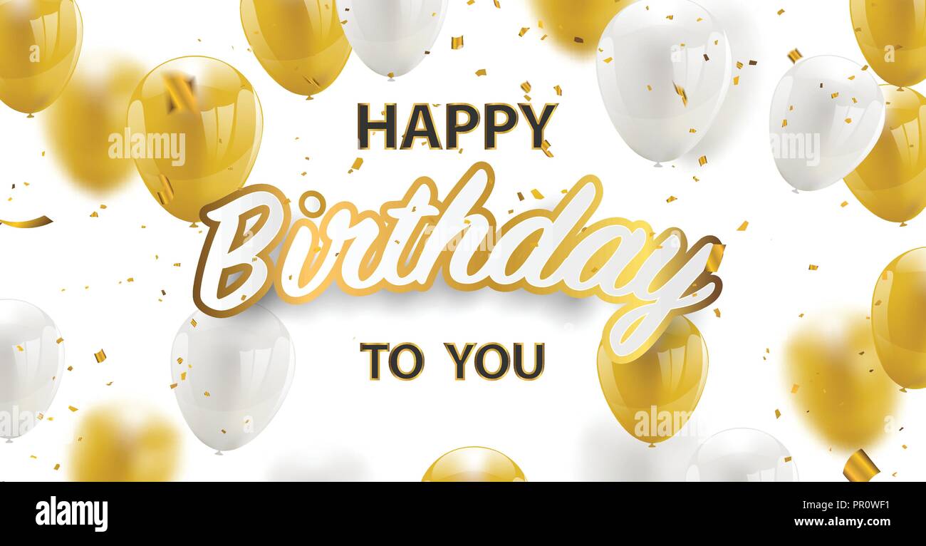 Joyeux Anniversaire Celebration Vecteur Banniere Parti D Aluminium Dore Et Blanc Confettis Et Paillettes De L Or Des Ballons Image Vectorielle Stock Alamy Joyeux Anniversaire Celebration Vecteur Banniere Parti D Aluminium Dore Et Blanc Confettis Et Paillettes De L Or Des Ballons Image Vectorielle Stock Alamy