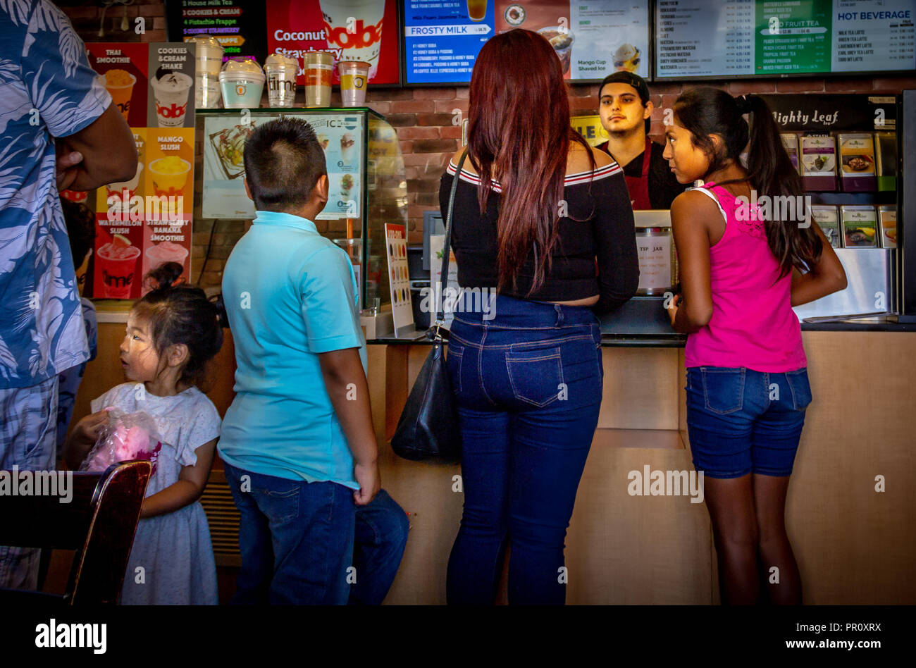 Boba Temps - Los Angeles, Californie Banque D'Images