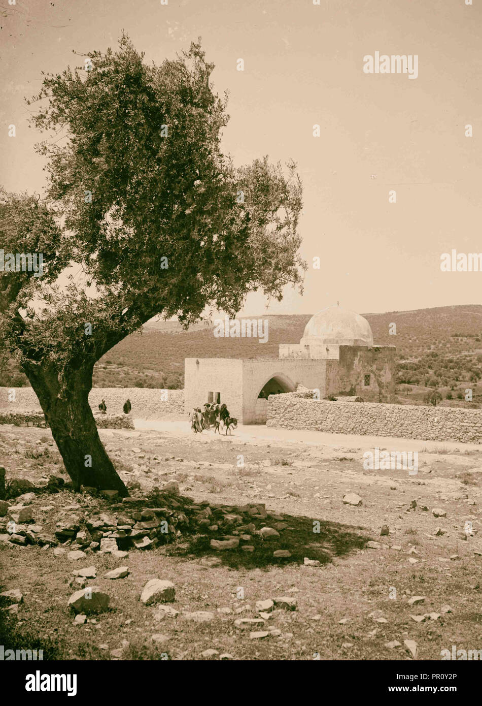 Bethléem et les environs du Tombeau de Rachel. 1900, Cisjordanie, Bethléem, Israël Banque D'Images