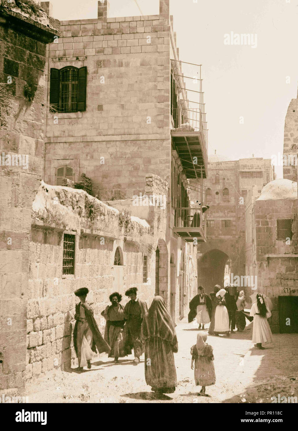 Jérusalem colonie américaine, Jérusalem. 1898, Jérusalem, Israël Banque D'Images