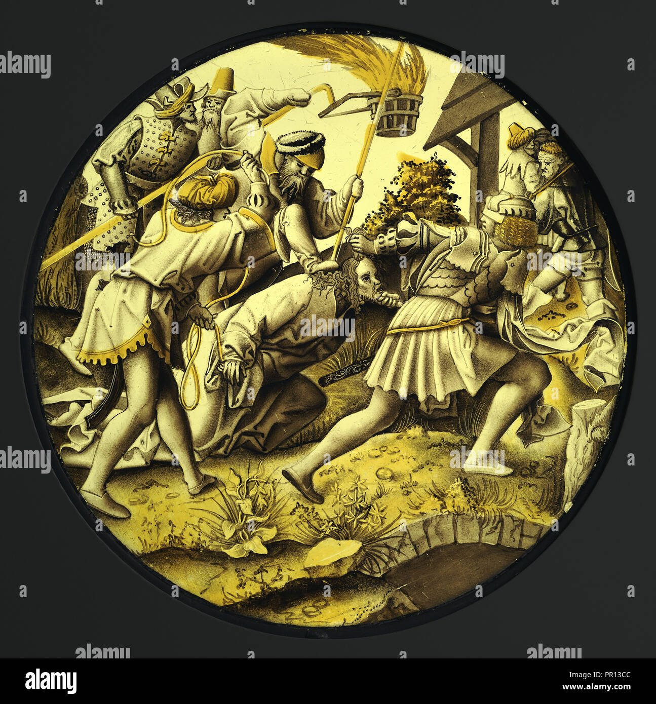 L'Arrestation du Christ ; au nord, Russisch après le maître de la mort d'Absolom ; le nord des Pays-Bas ; environ 1500 - 1510 Banque D'Images