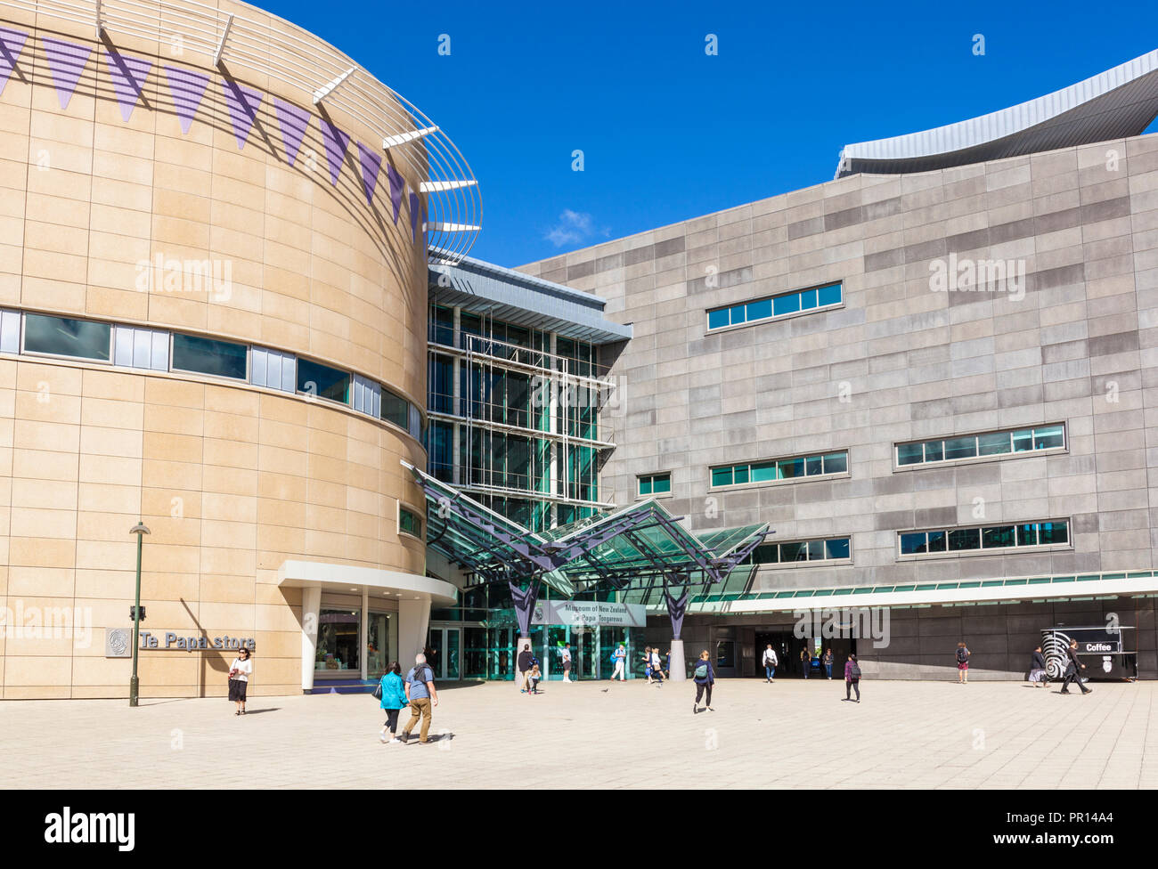 Museum of New Zealand Te Papa Tongarewa, National Museum and Art Gallery, Wellington, Île du Nord, Nouvelle-Zélande, Pacifique Banque D'Images