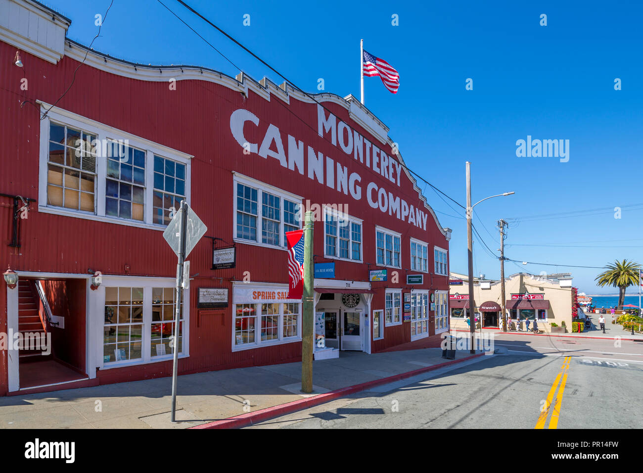 Monterey Canning Company building, Monterey Bay, Peninsula, Monterey, Californie, États-Unis d'Amérique, Amérique du Nord Banque D'Images