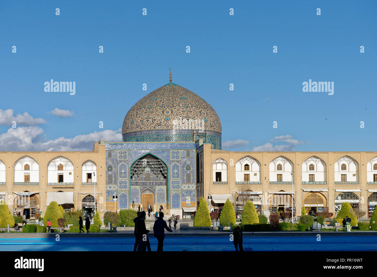 La mosquée de Sheikh Lutfallah, Naghsh-e Jahan Square, Isfahan, Iran, Moyen-Orient Banque D'Images