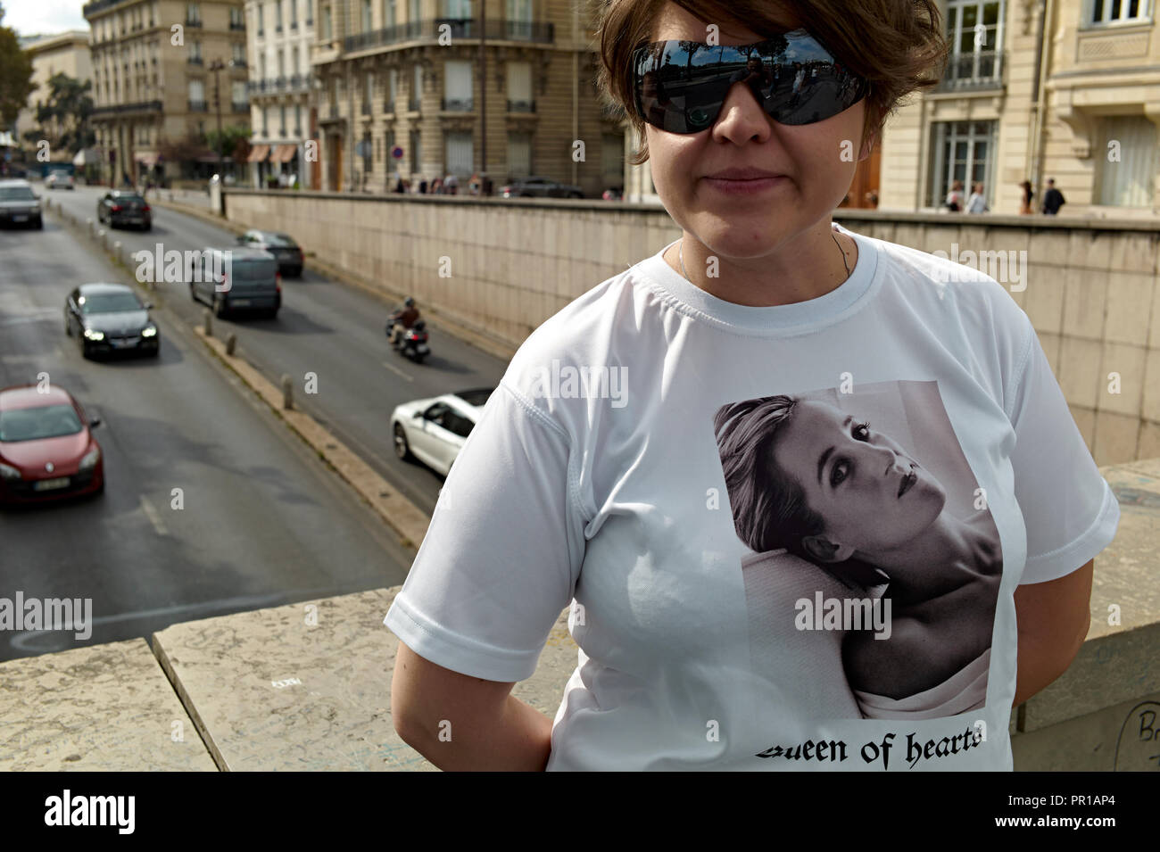 Pont de l'Alma tunnel dans Paris, France. Étaient Diana, princesse de Galles, avait perdu la vie dans un accident de voiture. Banque D'Images