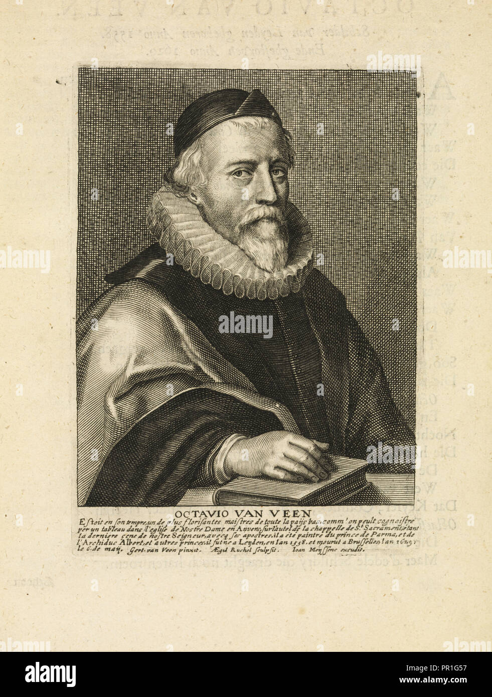 Octavio van Veen, Het gulden cabinet vande edel vry schilder const : den inhoudende vermarste lof vande schilders, architectç Banque D'Images