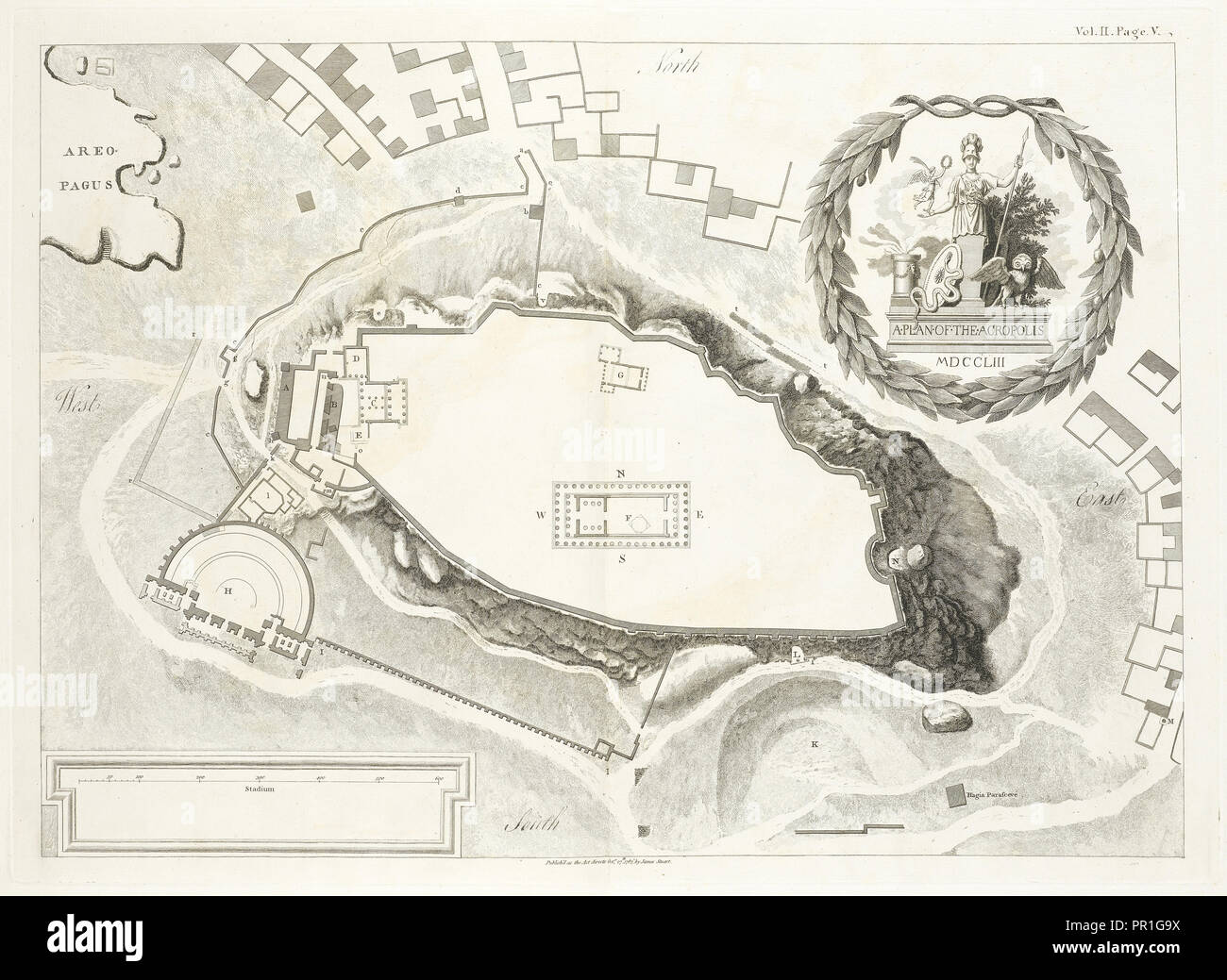 Le antiqvities antiqvities d'Athènes, l'd'Athènes, Stuart, James, 1713-1788, 1762-1816 Banque D'Images