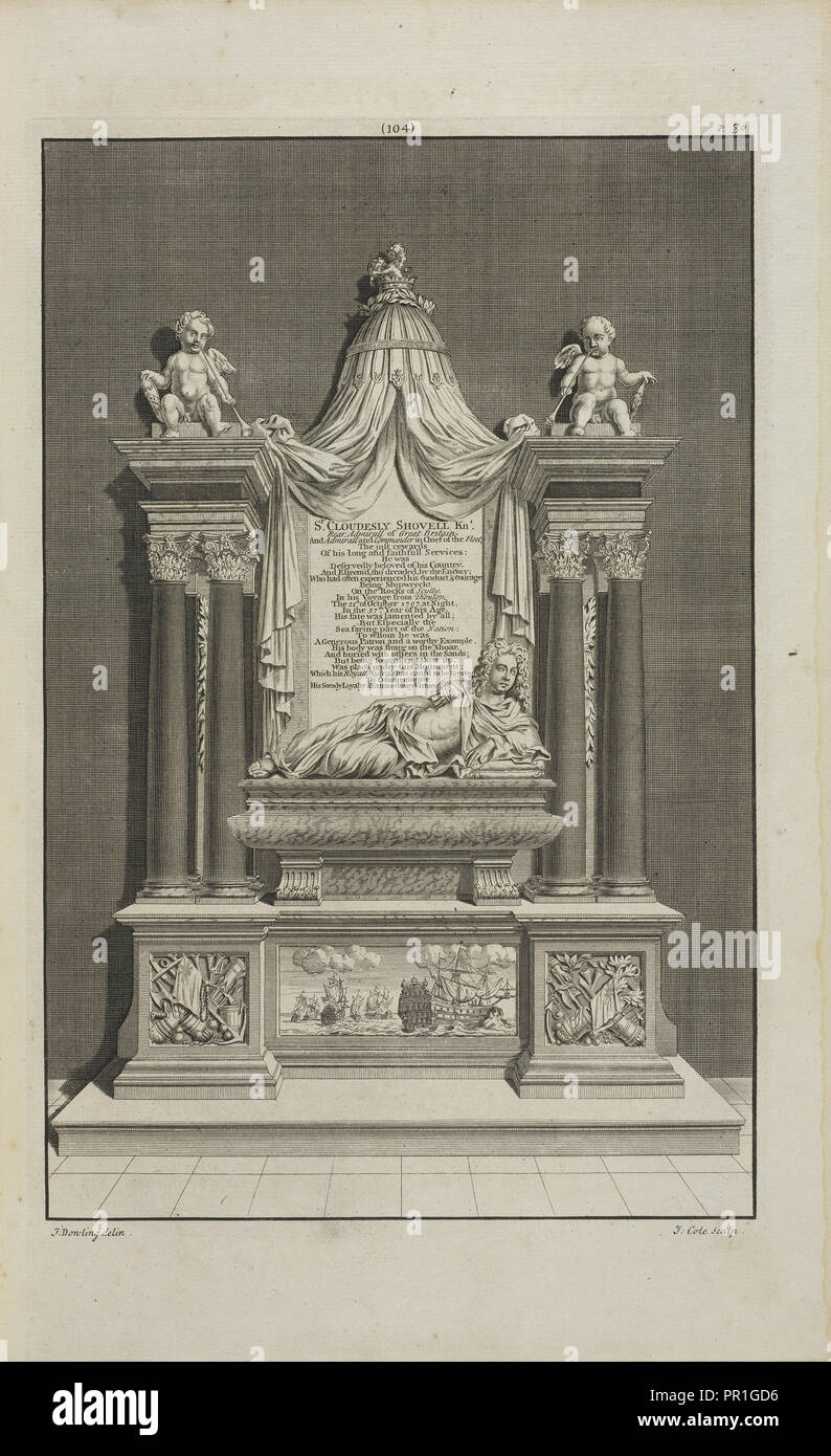 Monument à John Smith, Esq. Westmonasterium, ou, l'histoire et des antiquités de l'église abbatiale de saint Peters Westminster Banque D'Images