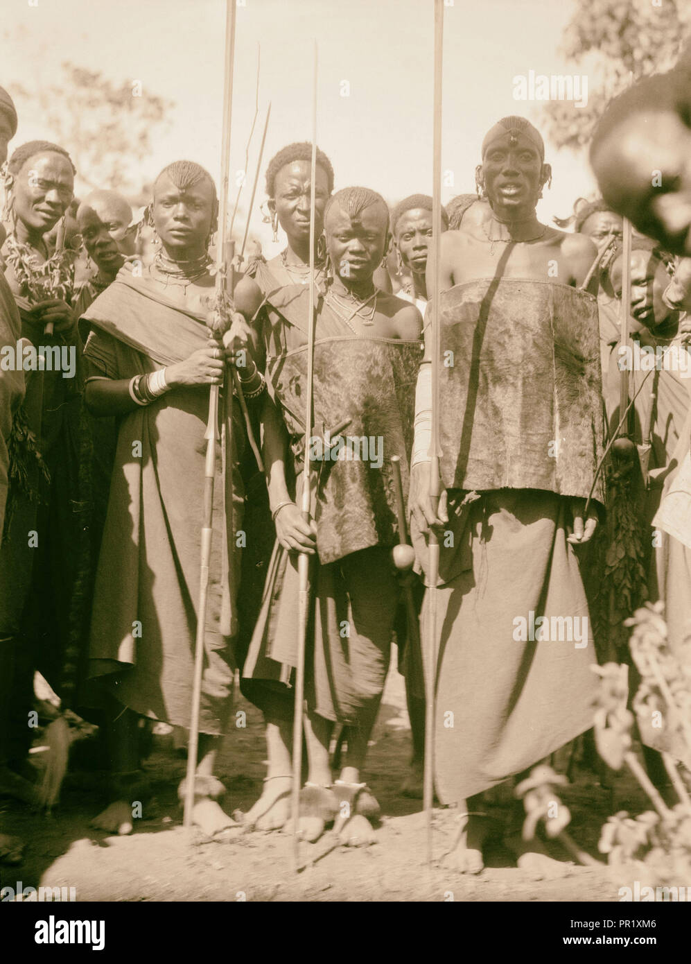 Types d'Narusha. 1936, Zanzibar, Tanzanie Banque D'Images
