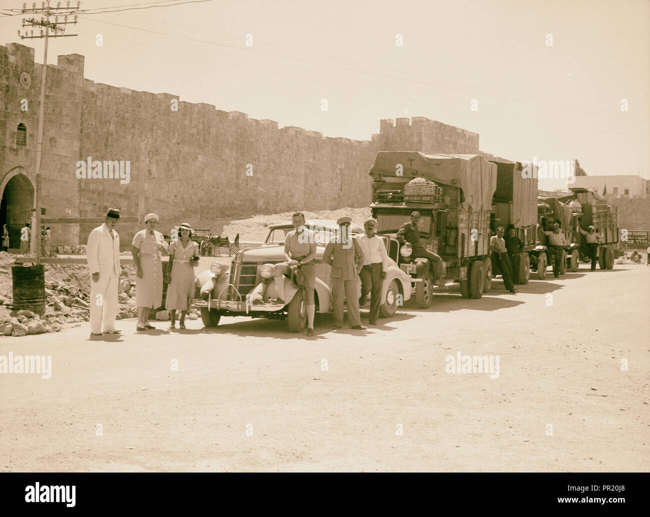 Départ de M. & Mme Lynch pour l'Iran (septembre 1937). 1937 Banque D'Images