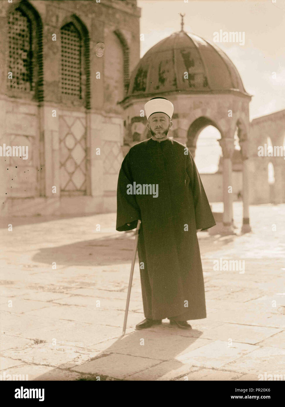 Hadj Amin Effendi Grand Mufti 1934, Moyen-Orient, Israël et/ou Palestine Banque D'Images