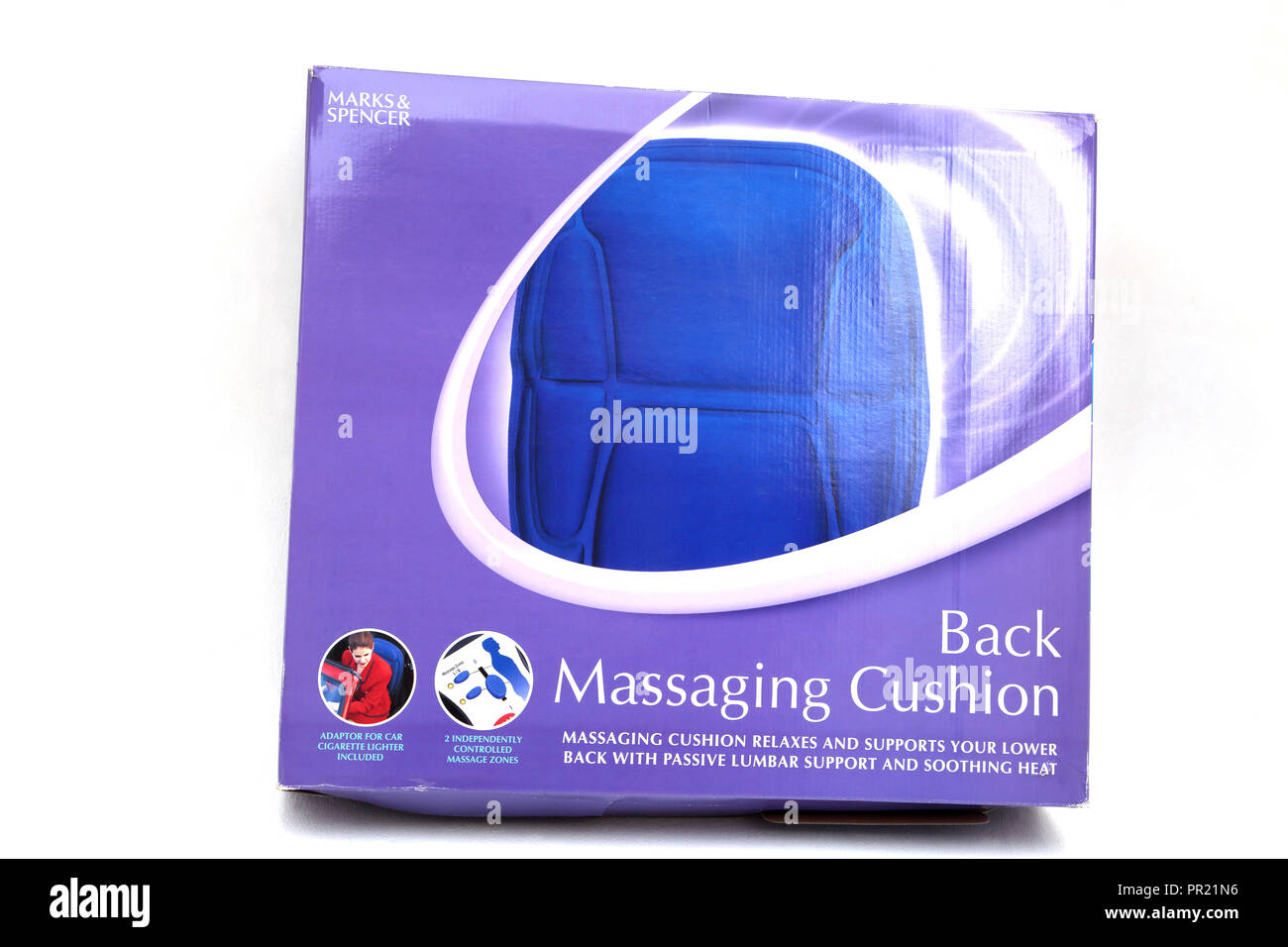 Coussin de massage arrière électrique Banque D'Images