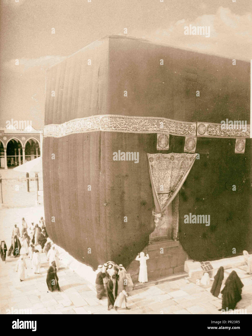 La Mecque, ca. 1910. [La Kaaba]. 1910, l'Arabie Saoudite, la Mecque Banque D'Images